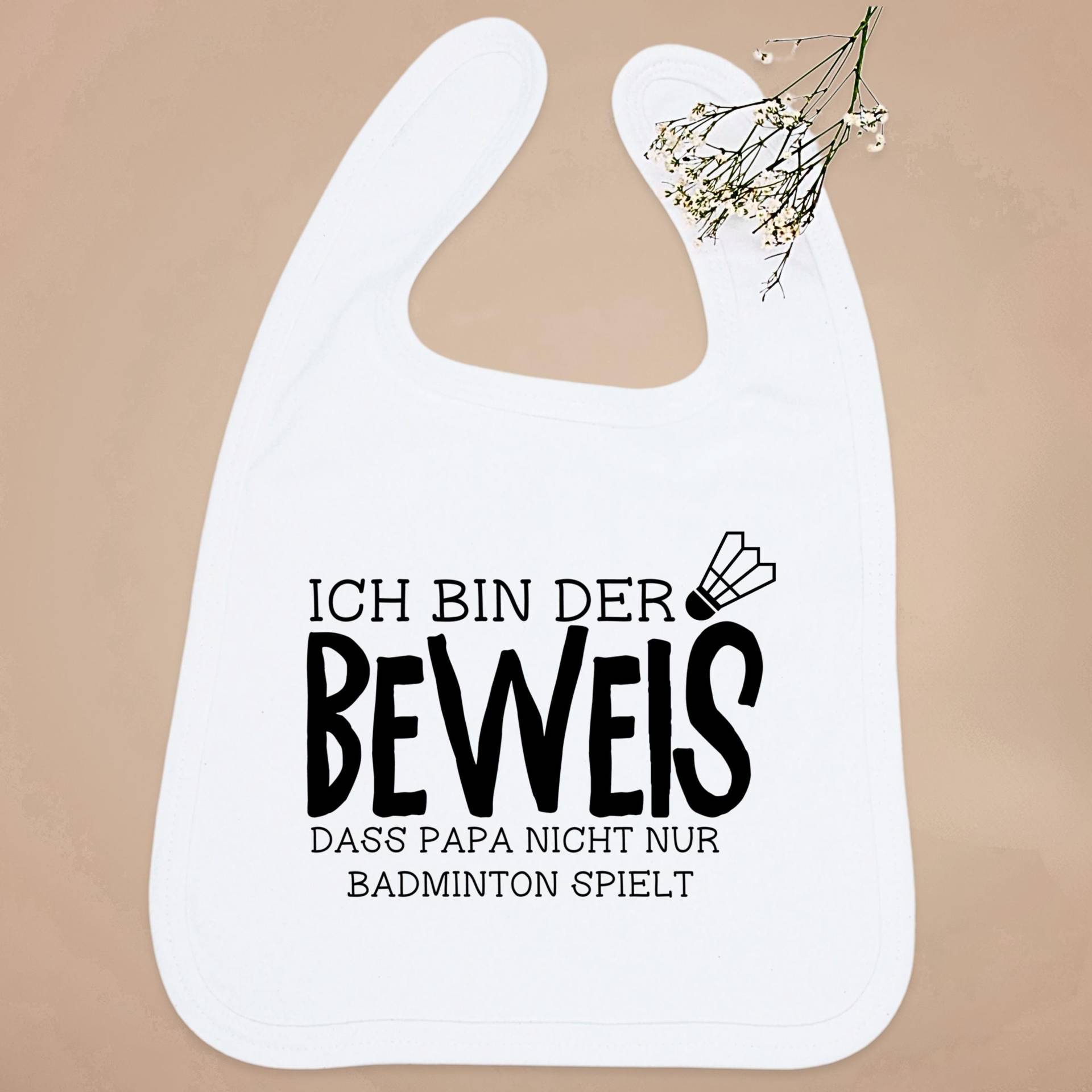 Babylätzchen Papa Hobby | Ich Bin Der Beweis, Dass Nicht Nur Badminton Spielt Im Geschenkbeutel |Babygeschenk Geburt-Papa von Etsy - TrendMama