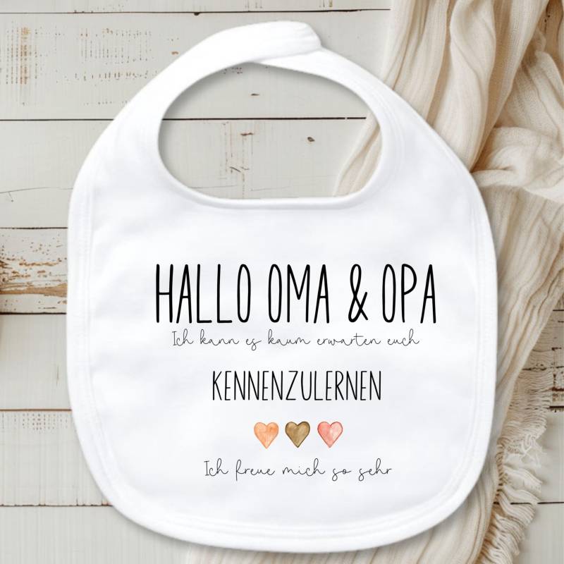 Babylätzchen Schwangerschaft Verkünden Für Oma & Opa - Mit Spruch -Im Geschenkbeutel - Geschenk Zur Baby-Ankündigung, Baby-Überraschung, Geburt von Etsy - TrendMama