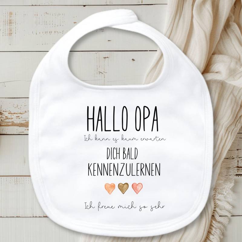 Babylätzchen Schwangerschaft Verkünden Für Opa - Mit Spruch Im Geschenkbeutel- Geschenk Zur Baby-Ankündigung, Baby-Überraschung, Geburt von Etsy - TrendMama