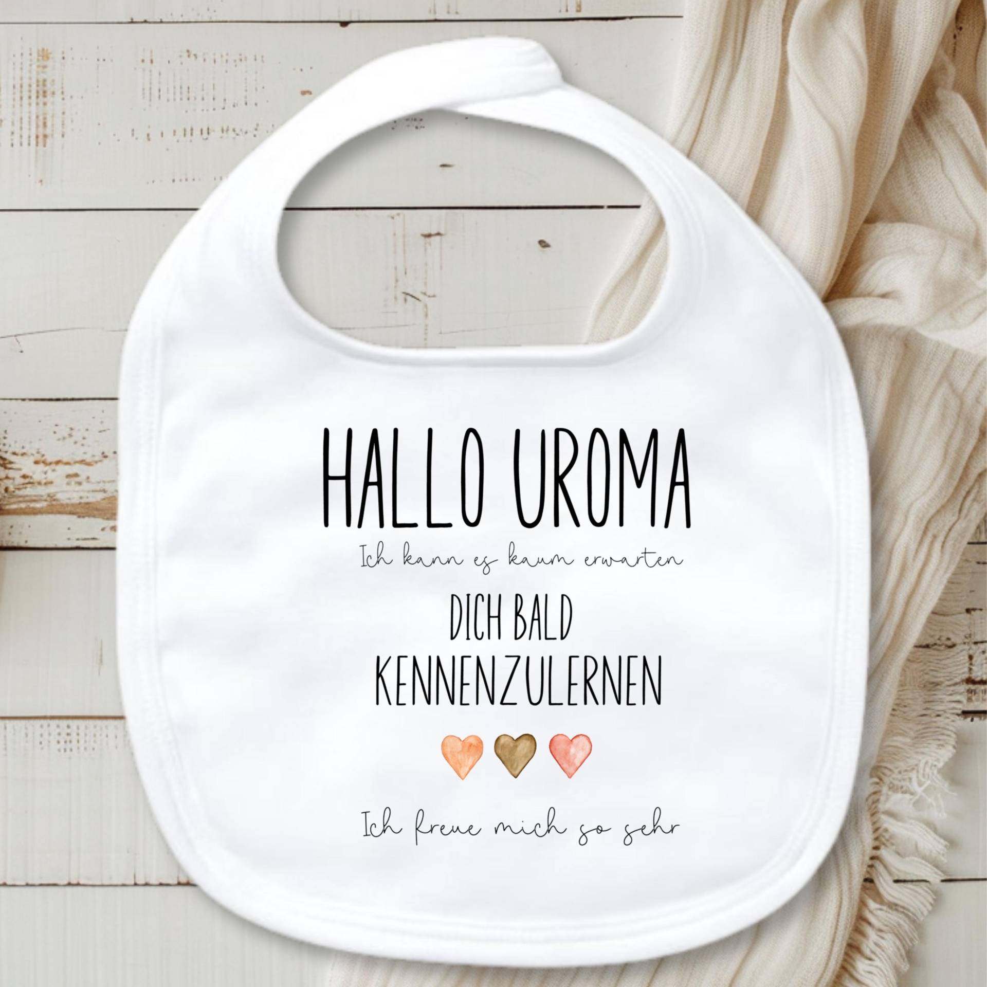 Babylätzchen Schwangerschaft Verkünden Für Uroma - Mit Spruch -Im Geschenkbeutel - Geschenk Zur Baby-Ankündigung, Baby-Überraschung, Geburt von Etsy - TrendMama