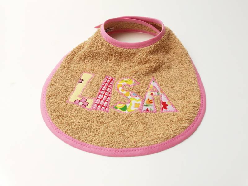 Ab 22, 00 Euro Baby Frottee Lätzchen Mit Namen, Personalisiert Buchstaben - Sandbeige von Etsy - Trullafabrik