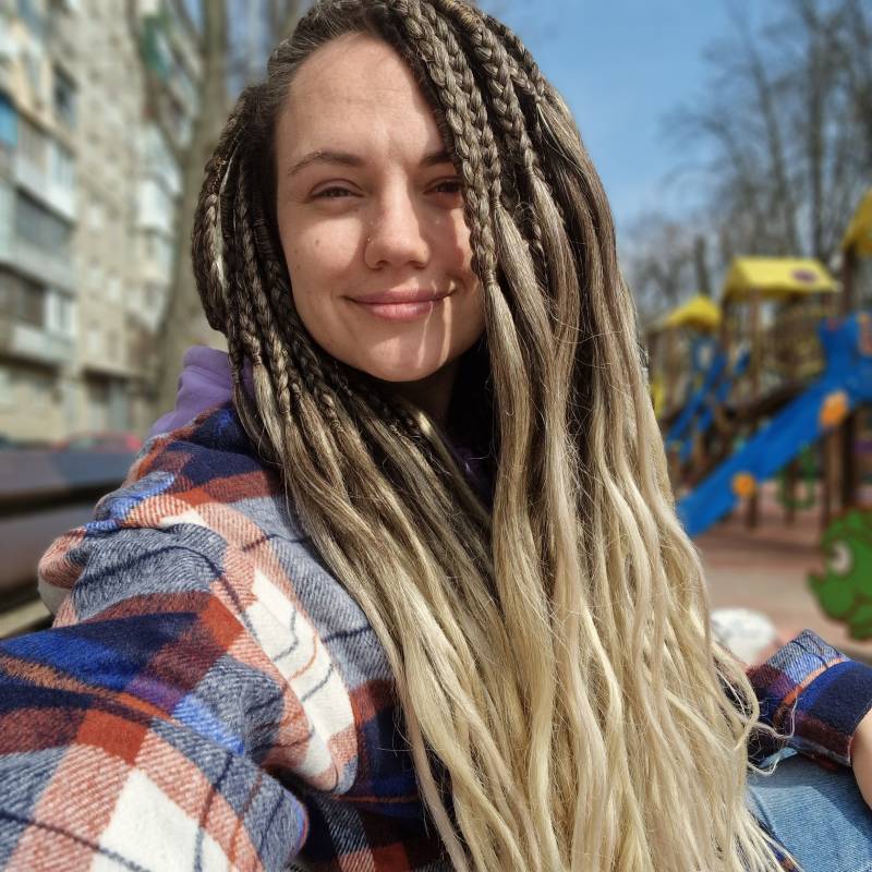 Holen Sie Sich Den Look Volles Set Ombre Dreads Erweiterungen in Natürliche Braun Bis Blond, Einfach Zu Flechten Mit Kunsthaar Handgemachtes von Etsy - TsymayDreads