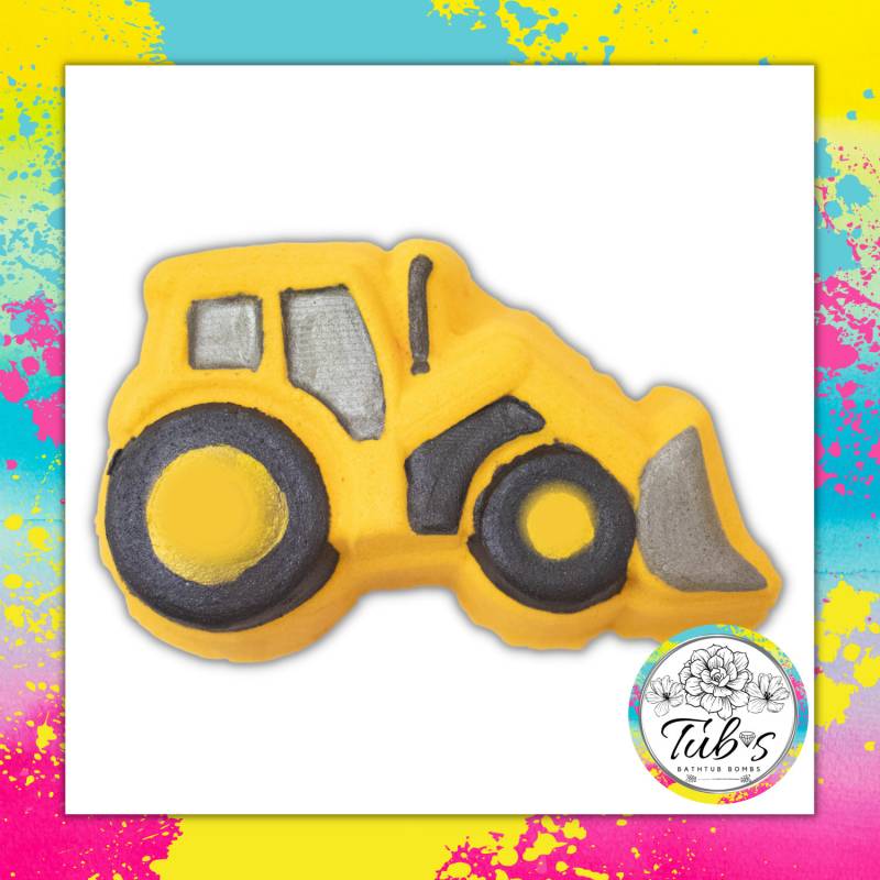 Gelber Bagger Badebombe Badezeit Fun Fizz Foam Kinder Jungen Mädchen Geburtstagsgeschenk Uk Jcb Trucker Builder Geschenkbox von Etsy - Tubsbathbombs