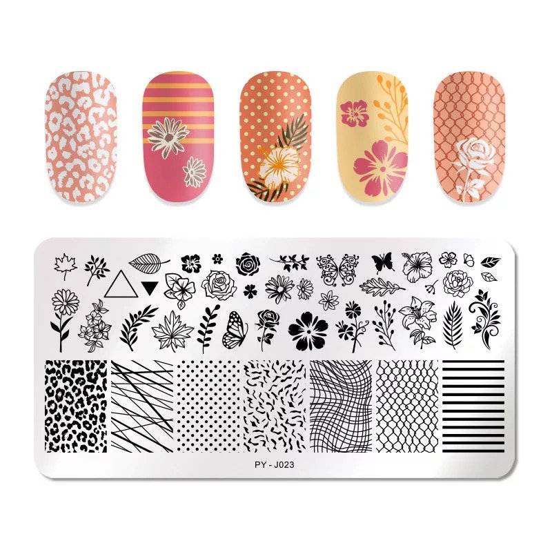 Blumen Und Muster Nail Art Stamping Platte Nagel Stempel Für Diy Maniküre von Etsy - TwistedRealityCrafts