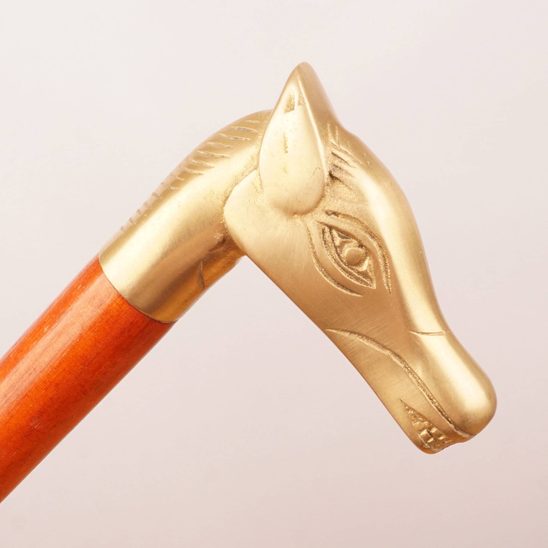 Gehstock || Vintage Aus Massivem Messing Und Holz Pferdegriff Tier Design Gehstock || Vintage Aus Massivem Messing Und Holz Pferdegriff Tier Design von Etsy - UKAmobile