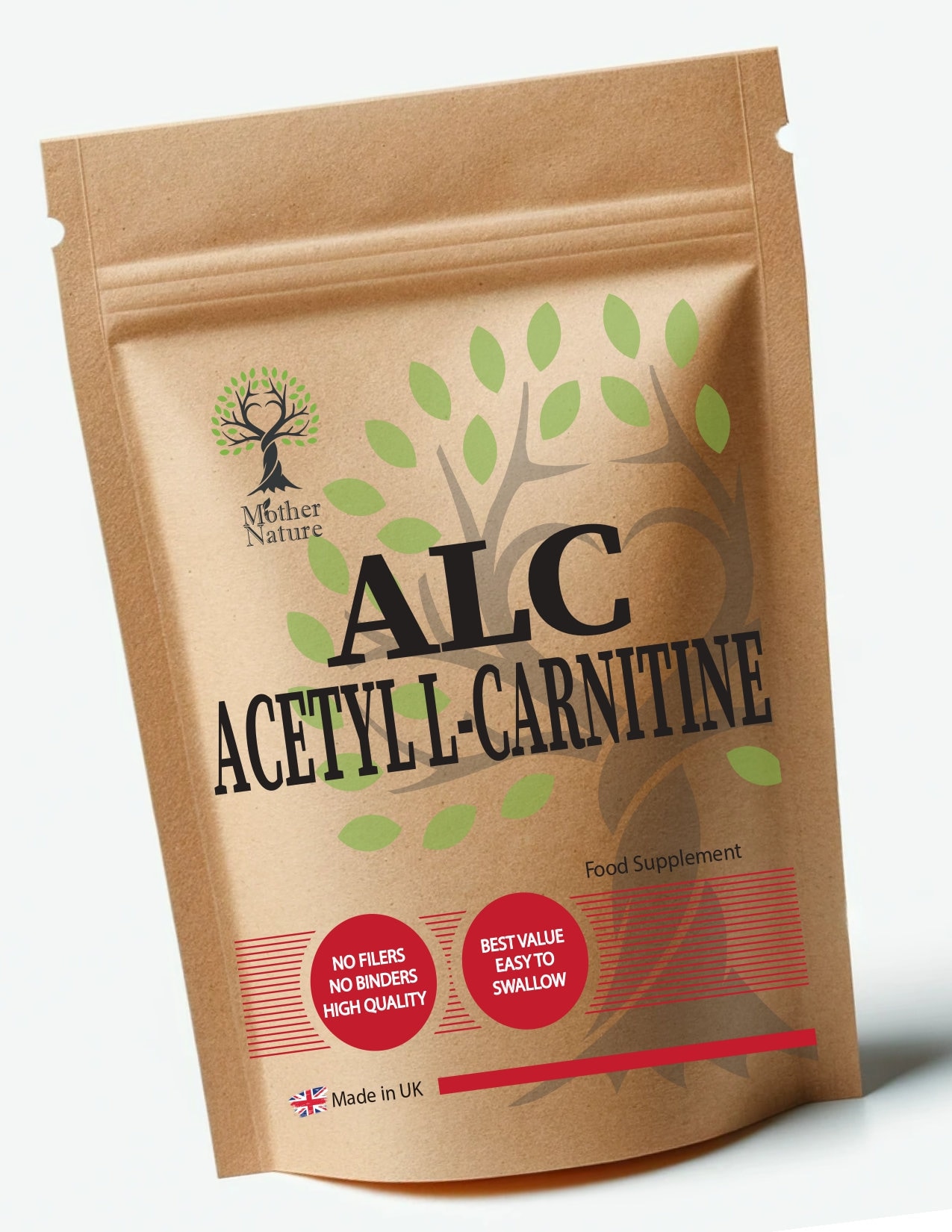 Acetyl L-Carnitin Kapseln 600 Mg Hochpotente, Saubere Ergänzung Veganes L-Carnitinpulver von Etsy - UKmotherNature