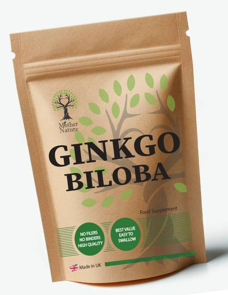 Ginkgo Biloba Extract 340 Mg Hochfeste 50 X Stärkere Pulver Vegane Kapseln Natürliche Ergänzung von Etsy - UKmotherNature