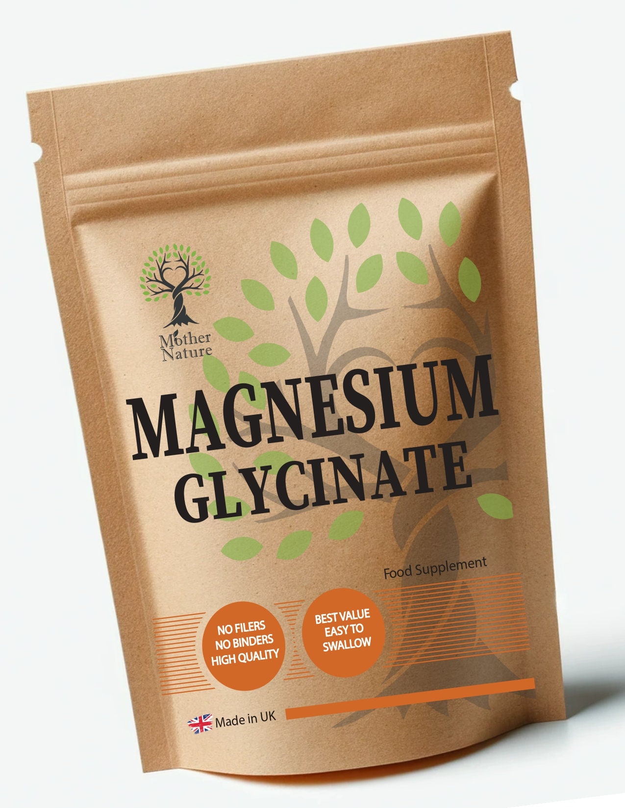 Magnesium Glycinate 650 Mg Kapseln Max Stärke Ergänzung Hochabsorbierbares Reines Pulver Vegan von Etsy - UKmotherNature