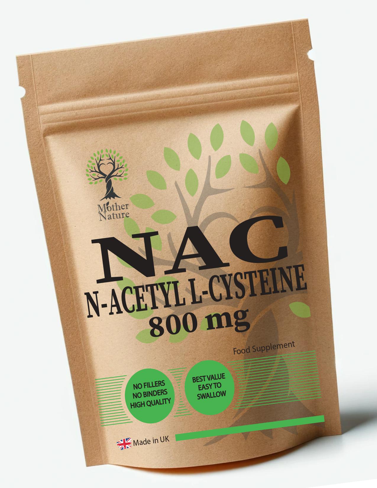 Nac N Acetylcysteinpulver 800 Mg Saubere Nac-Kapseln Umweltfreundliche Veganer Ergänzungen 1600 Portion von Etsy - UKmotherNature