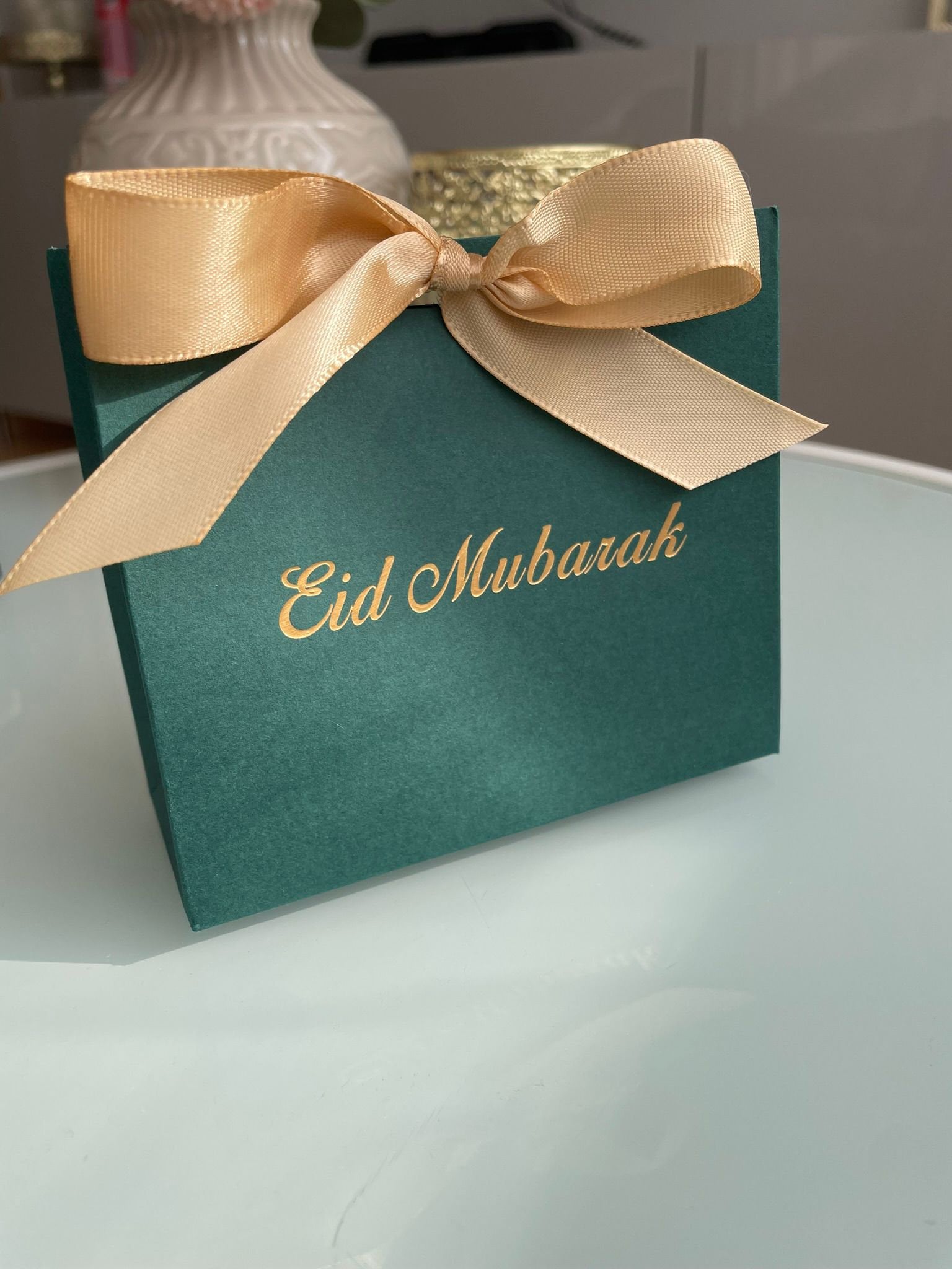 Geschenketüte Eid Mubarak Grün Gold Qurban Bayrami Kurban Hediye Kutusu Islam Muslim Gift Idea Bayram Al Adha Bag Green von Etsy - UniqueDesiqn