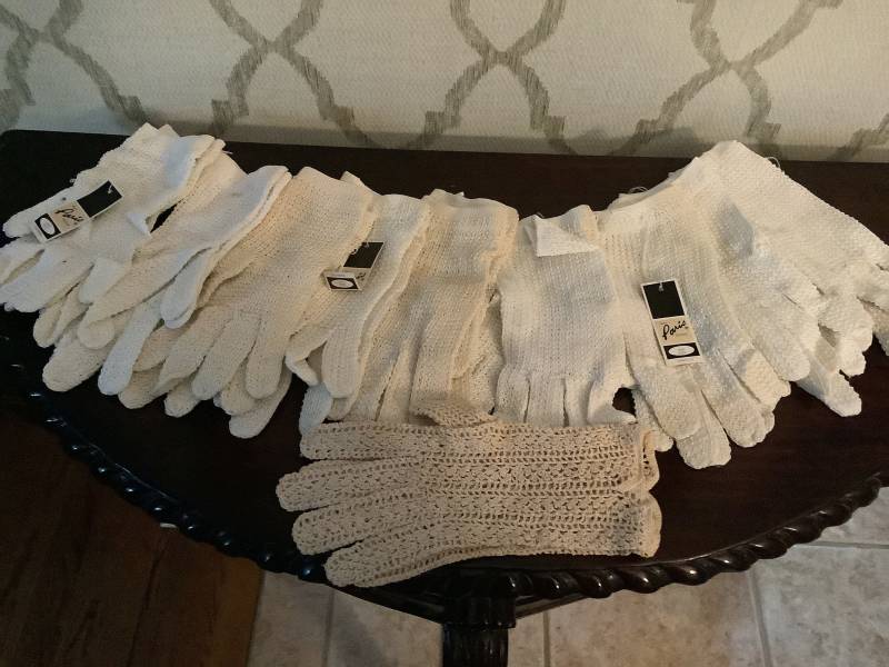 Vintage Lot Von 10 Paris Coton Gestrickte Handschuhe von Etsy - VerrelePasse