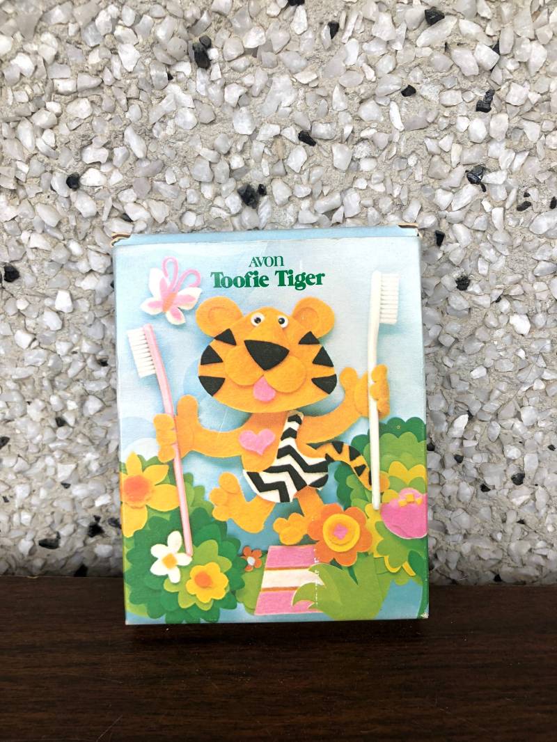 Vintage Avon Tiger Zahnbürstenhalter von Etsy - VickysVintageVenue