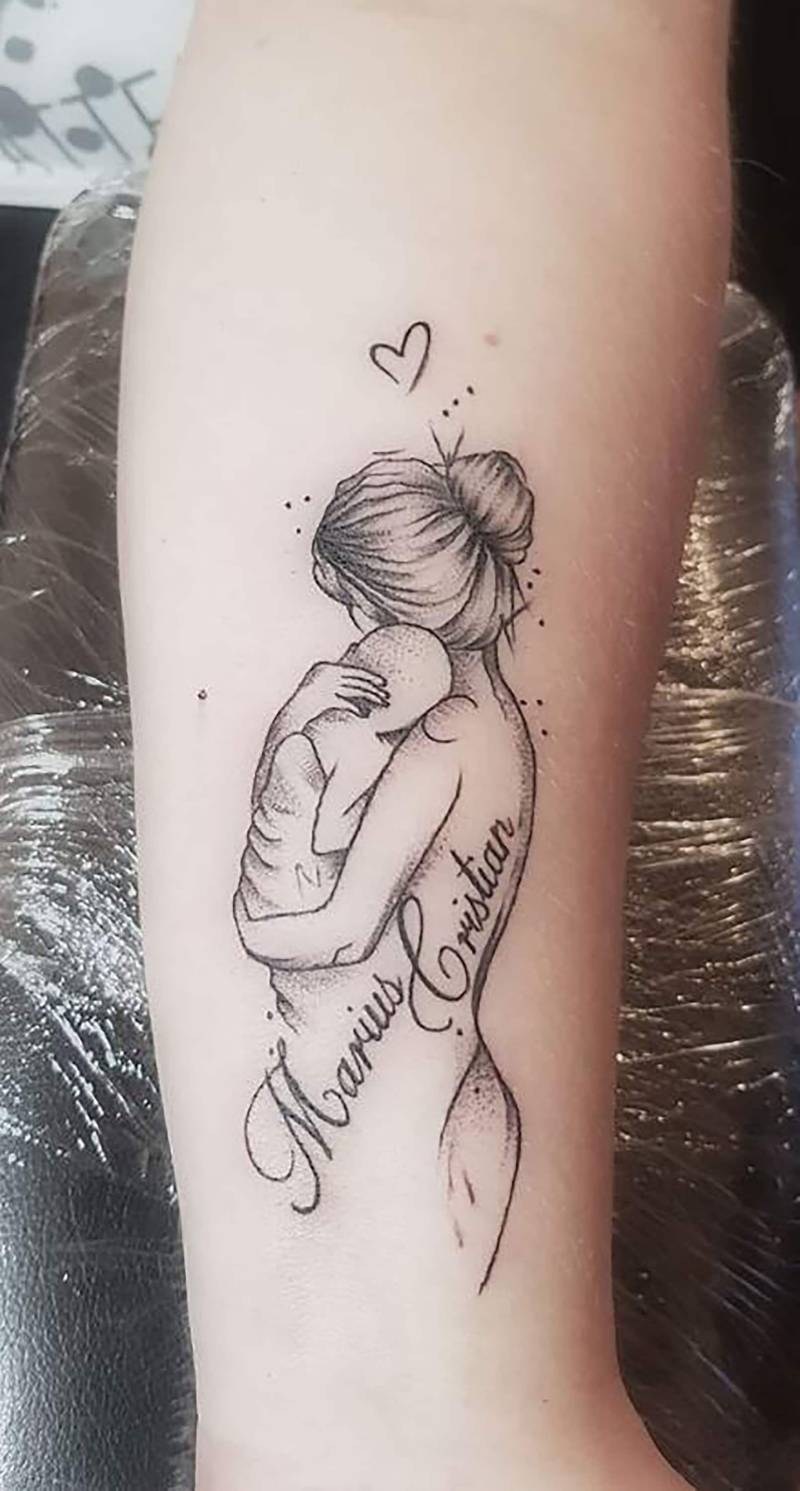 Mama Temporäres Tattoo, Mutter Aufkleber, Abziehbild, Geschenk Für Mama, Symbol Tochter Tattoo von Etsy - ViktorNCrafts