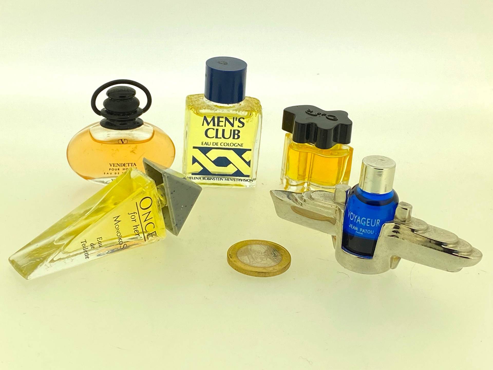 Miniatur-Set-20 Parfüm/After Shave Einmal Monoikos, Vendetta Valentino, Men's Club, Oscar De La Renta, Voyageur Jean Patou von Etsy - VintagGlamour