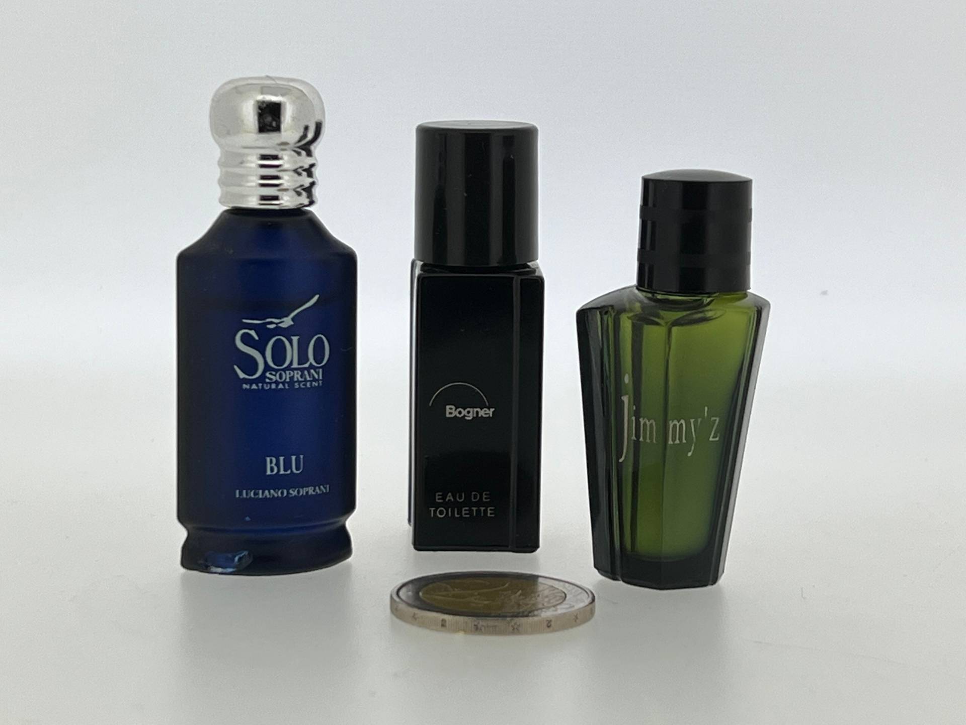 3 Miniature Set Solo Soprani, Blu Luciano Bogner Man 2, Bogner, Jimmy'z Régine's Eau De Toilette 5 Ml von Etsy - VintagePerfumeShop