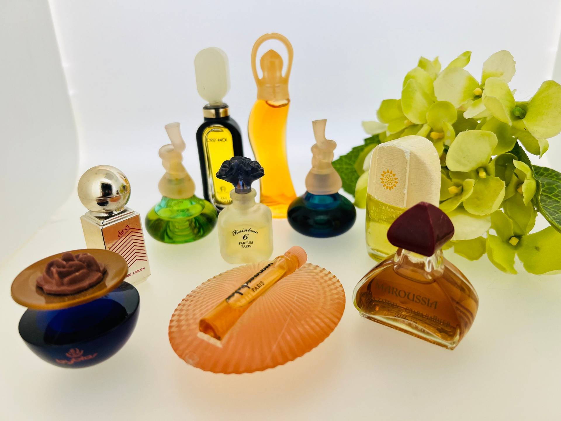 Vintage 10 Miniatur Parfums - Alberta Ferretti, Aigner, Byblos Etc von Etsy - VintagePerfumeShop