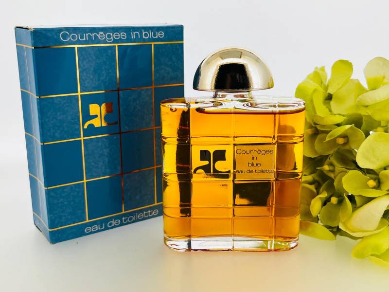 Vintage Courrèges in Blau, 1983 Eau De Toilette 50 Ml von Etsy - VintagePerfumeShop