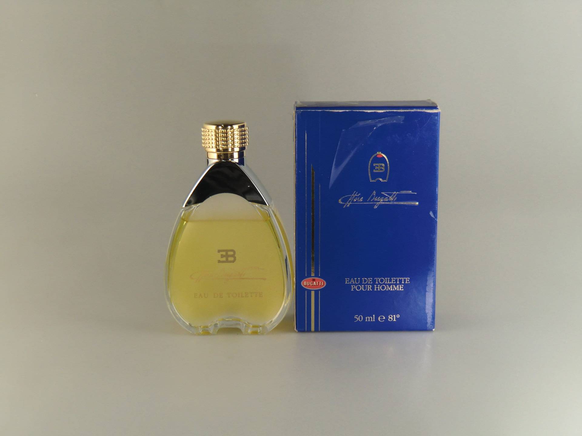 Original Vintage Ettore Bugatti Eau De Toilette Splash 1.6 Fl.oz. /50Ml von Etsy - VintageRetroEu