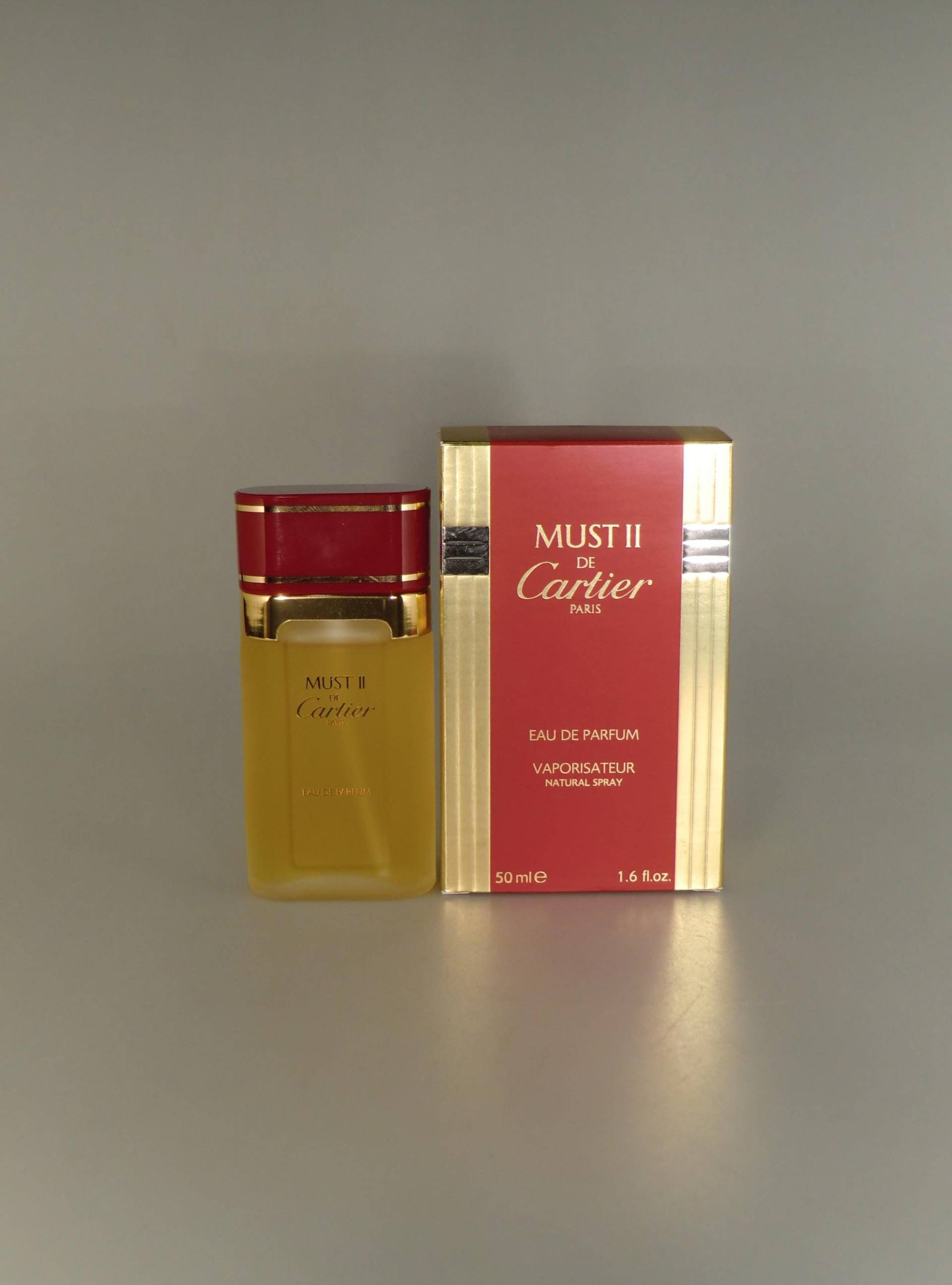 Rare Cartier Must Ii De Eau Parfum Natural Spray 1.6 Fl.oz. /50Ml von Etsy - VintageRetroEu