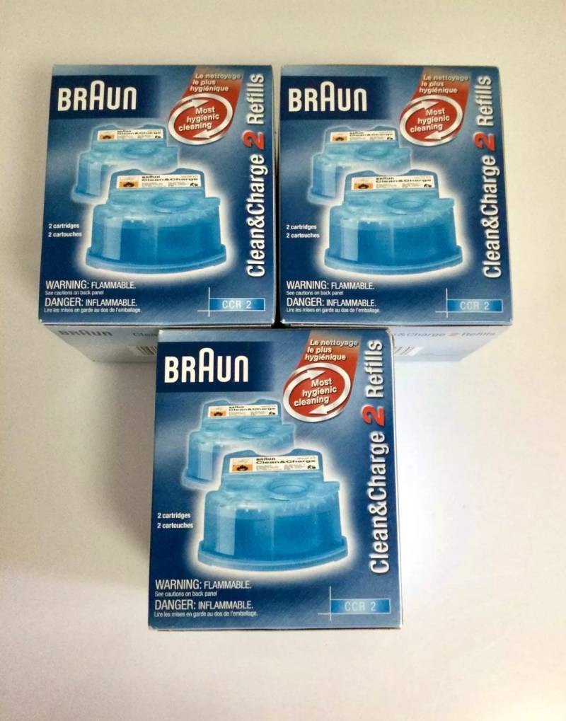 Braun Clean & Charge 3Er Packung Rasierer Nachfüllkartuschen | Ccr-2 Neu Mit Werksversiegelung von Etsy - VintageShopByTova