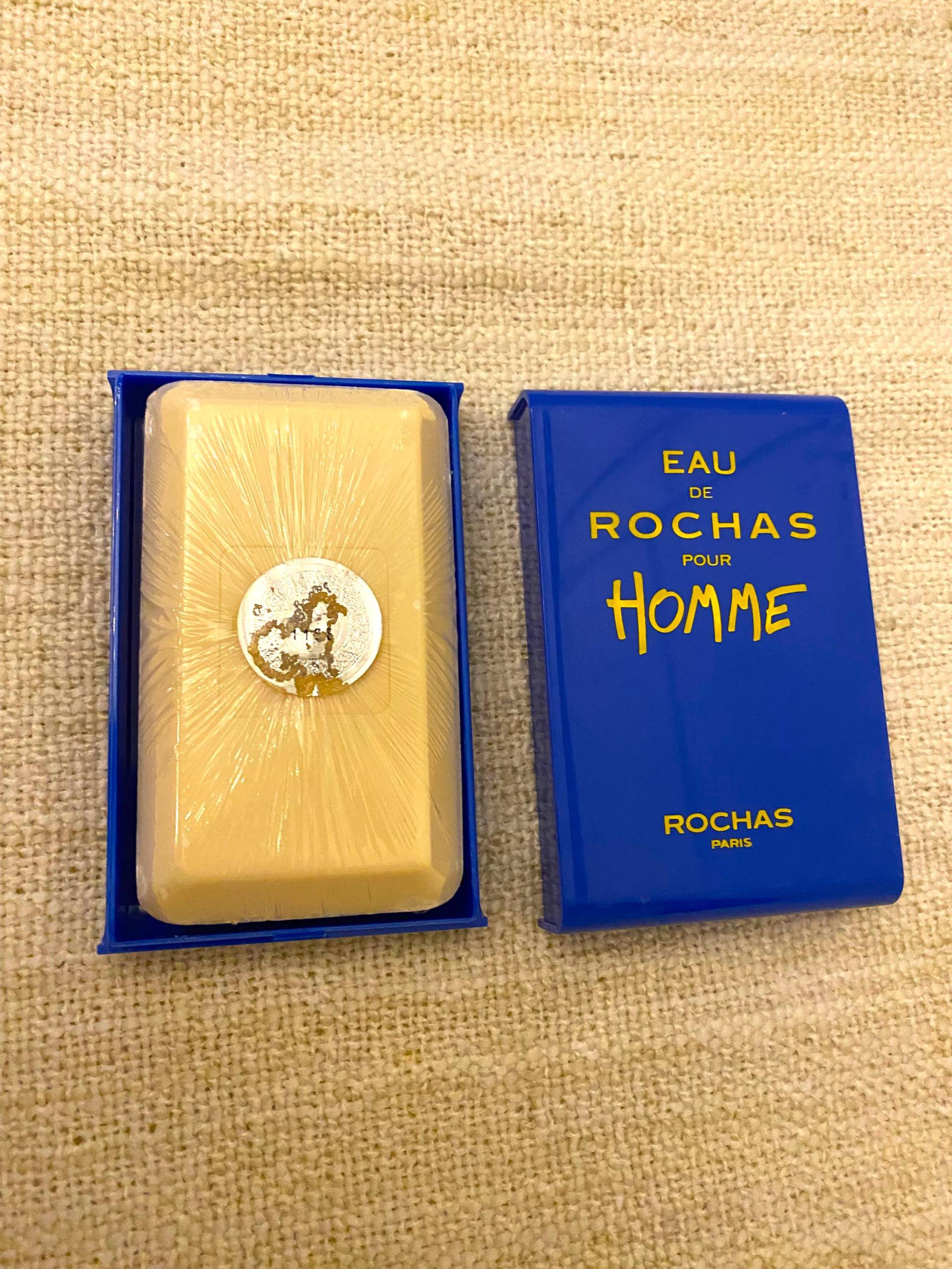 Vintage Eau De Rochas Pour Homme Soap 100G | Savon Doux Cream Sealed Made in France Retro Men's Fragrance Collectible Vintage Eau De Rochas Pour Homme Soap 100G | Savon Doux Cream Sealed Made in France Retro Men's Fragrance Collectible von Etsy - VintageStyleShopDE