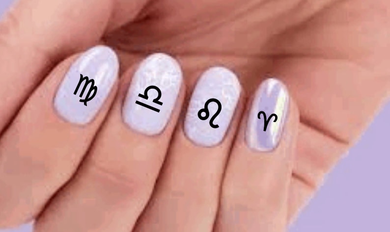 Astrologie/ Sternzeichen/Horoskop Nail Art Vinyl Aufkleber von Etsy - VinylVixzen