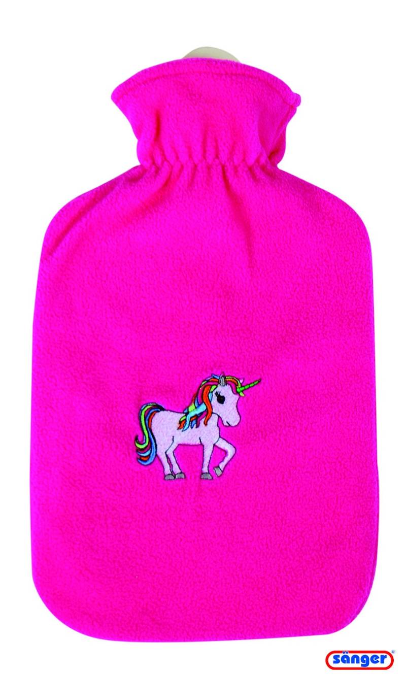 Sanger 2.0 Liter Wärmflasche Mit Einhorn Design Fleece Bezug-Made in Germany von Etsy - WarmTradition