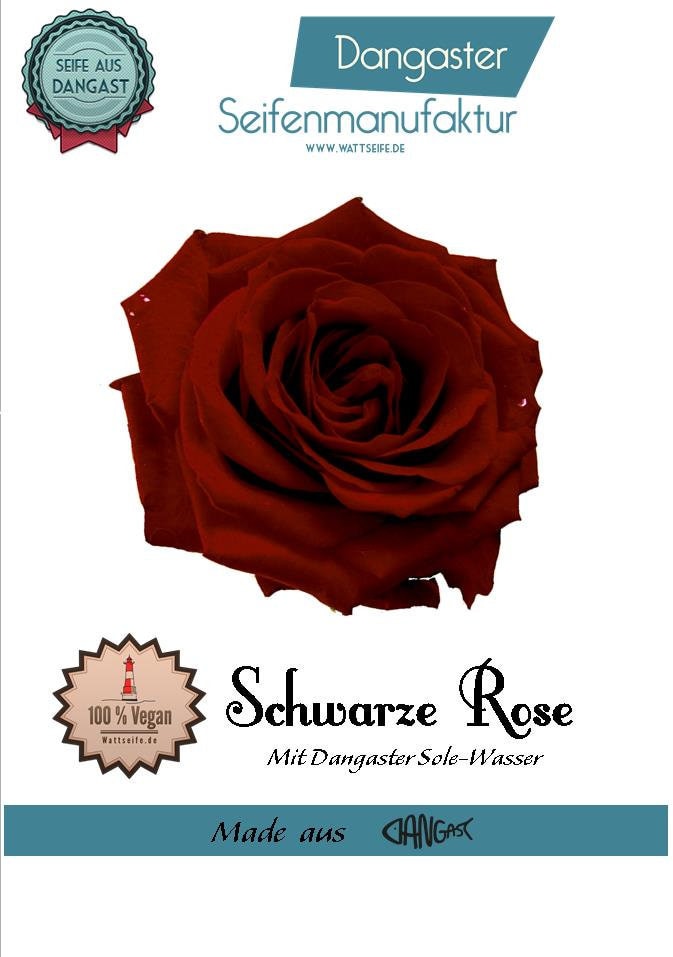 Naturseife | Seife Schwarze Rose Palmölfrei Vegan Dangast Rosenseife Kräftig Händewaschen Sützt Vor Infektionen [129] von Etsy - Wattseife