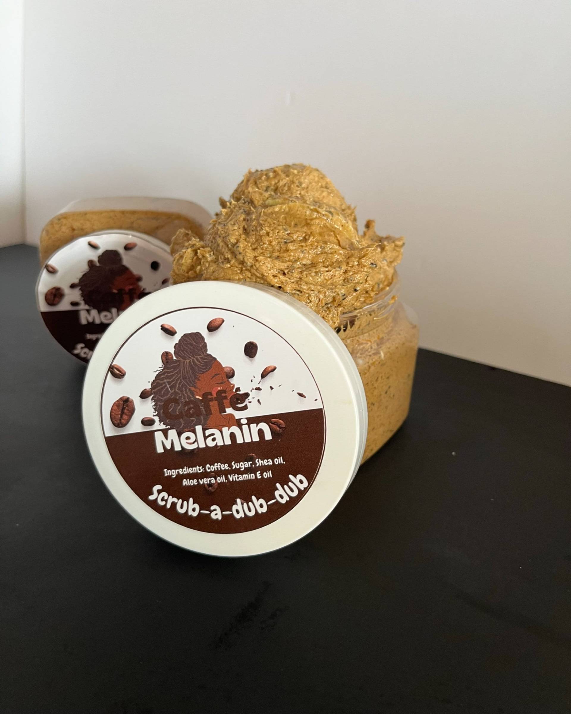 Caffe Melanin Scrub von Etsy - WaxyAesthetics