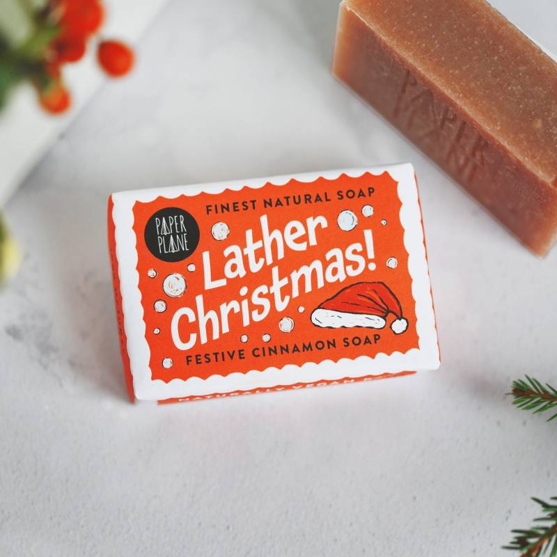 Natürliche Vegane Schaum-Weihnachtsseife von Etsy - WeArePaperPlane