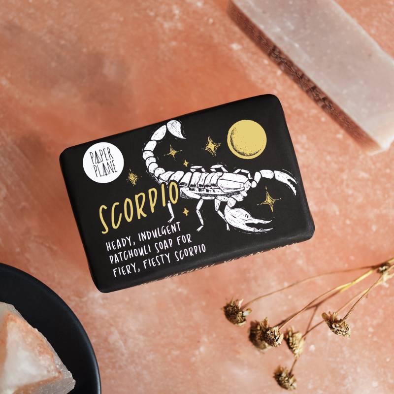 Skorpion Sternzeichen Seife - Natürliche Vegane Horoskop Seifenleiste von Etsy - WeArePaperPlane