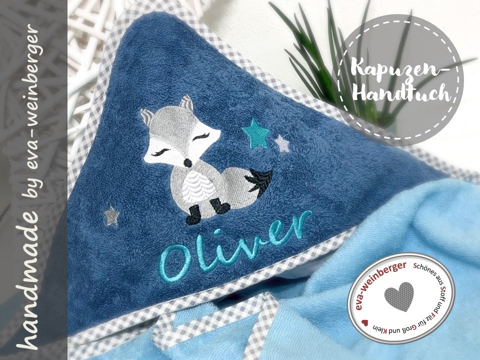 Kapuzenhandtuch Mit Namen Fuchs Geschenk Baby Kapuzenbadetuch Handtuch Kapuze von Etsy - WeinbergerDesign