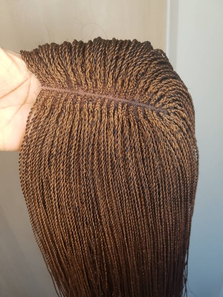 Micro Twist Perücke. Senegalese Twist, Verschluss Perücke Blonde Perücke, Versandfertige Benutzerdefinierte Haarverlängerungen, Flechtfrisur von Etsy - Wigsbyflora