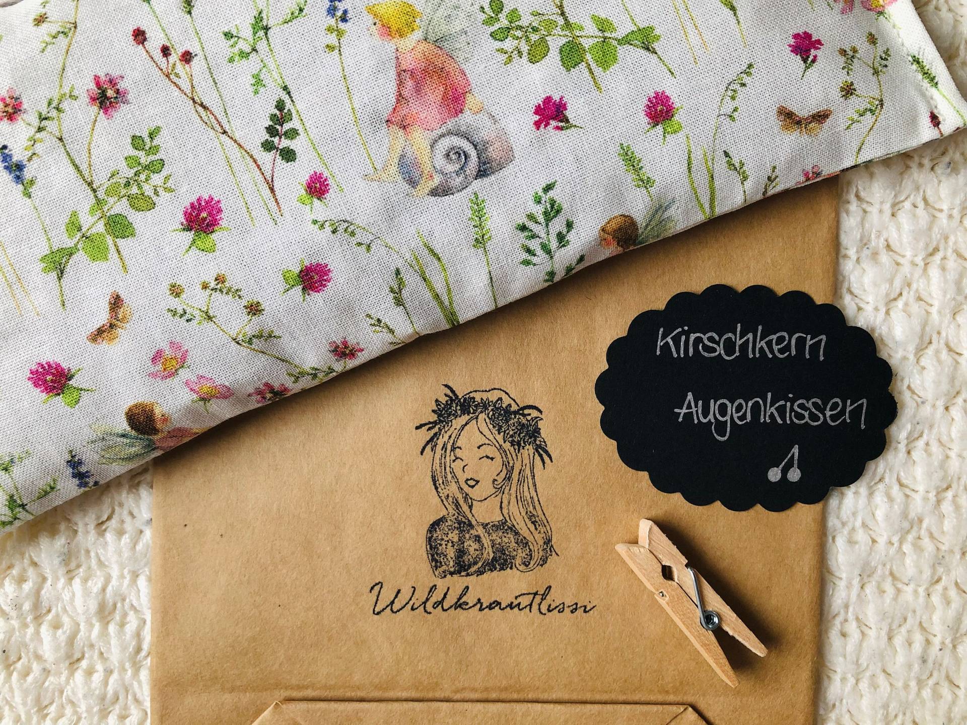 Kirschkern Augenkissen Inklusive Geschenkverpackung von Etsy - Wildkrautlissi