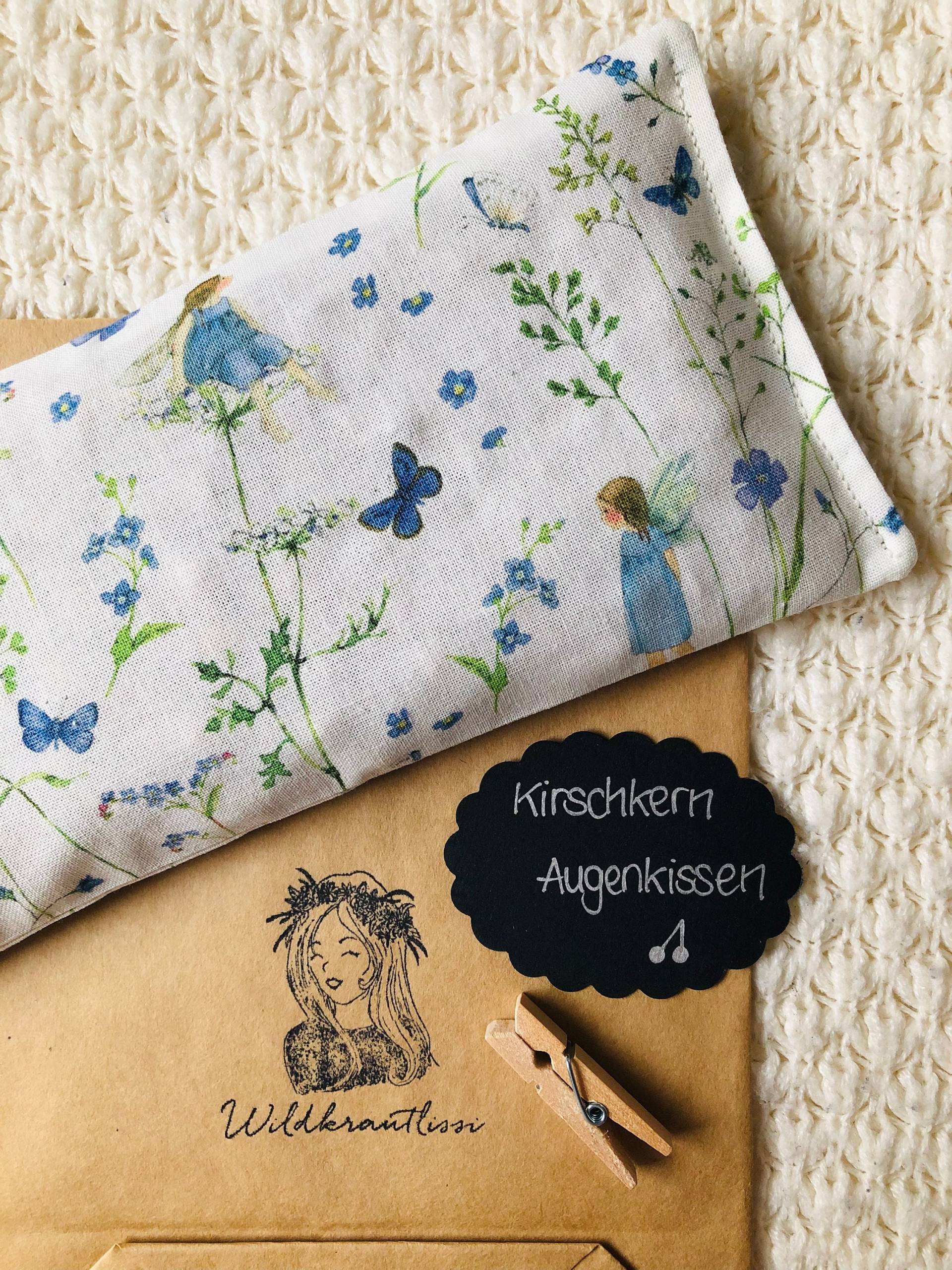 Kirschkern Augenkissen Yoga Baumwolle, Entspannungskissen - Kalt Und Warm Anwendbar von Etsy - Wildkrautlissi