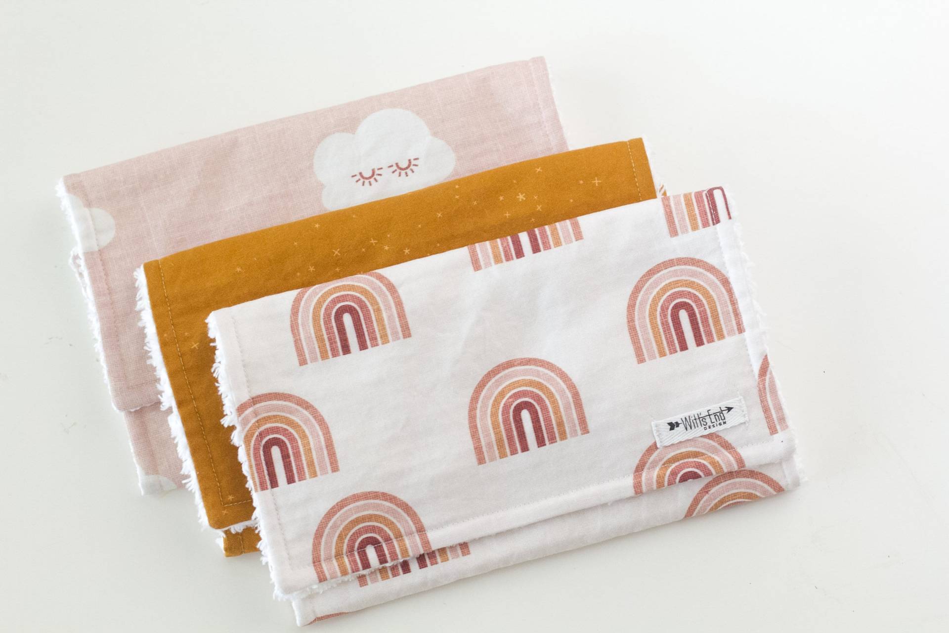 Regenbogen Spucktuch-Set | 3Er Set | Baumwolle Chenille Baby Essentials Regenbogen Spucktuch-Set | 3Er Set | Baumwolle Chenille Baby Essentials von Etsy - WittsEndDesign