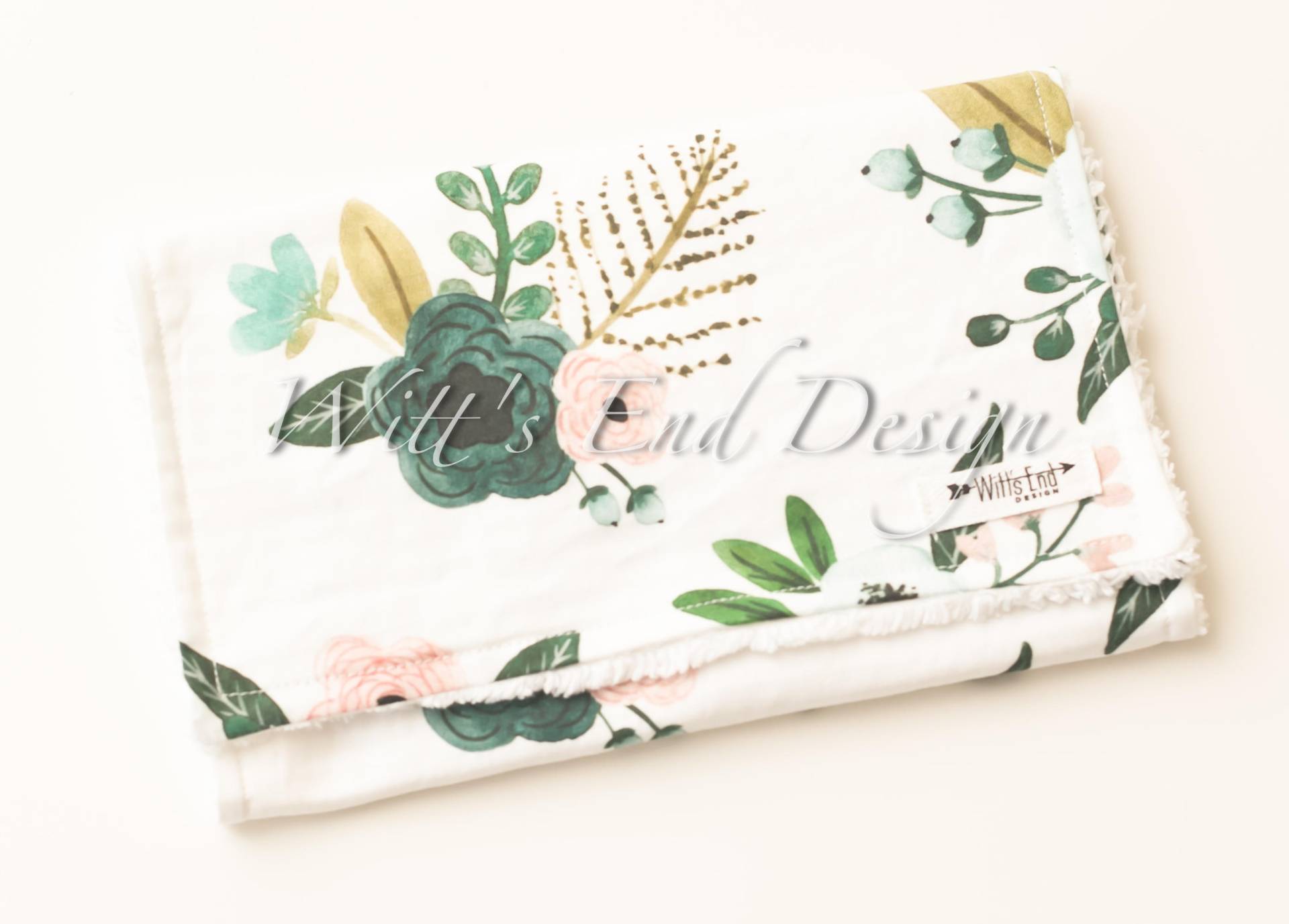 Bouquets Spucktuch Baumwolle Chenille, Babypartygeschenk Bouquets Spucktuch Baumwolle Chenille, Babypartygeschenk von Etsy - WittsEndDesign