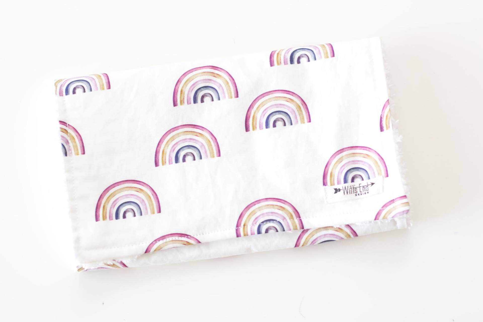 Regenbogen Spucktuch, Baumwolle Chenille Regenbogen Spucktuch, Baumwolle Chenille von Etsy - WittsEndDesign