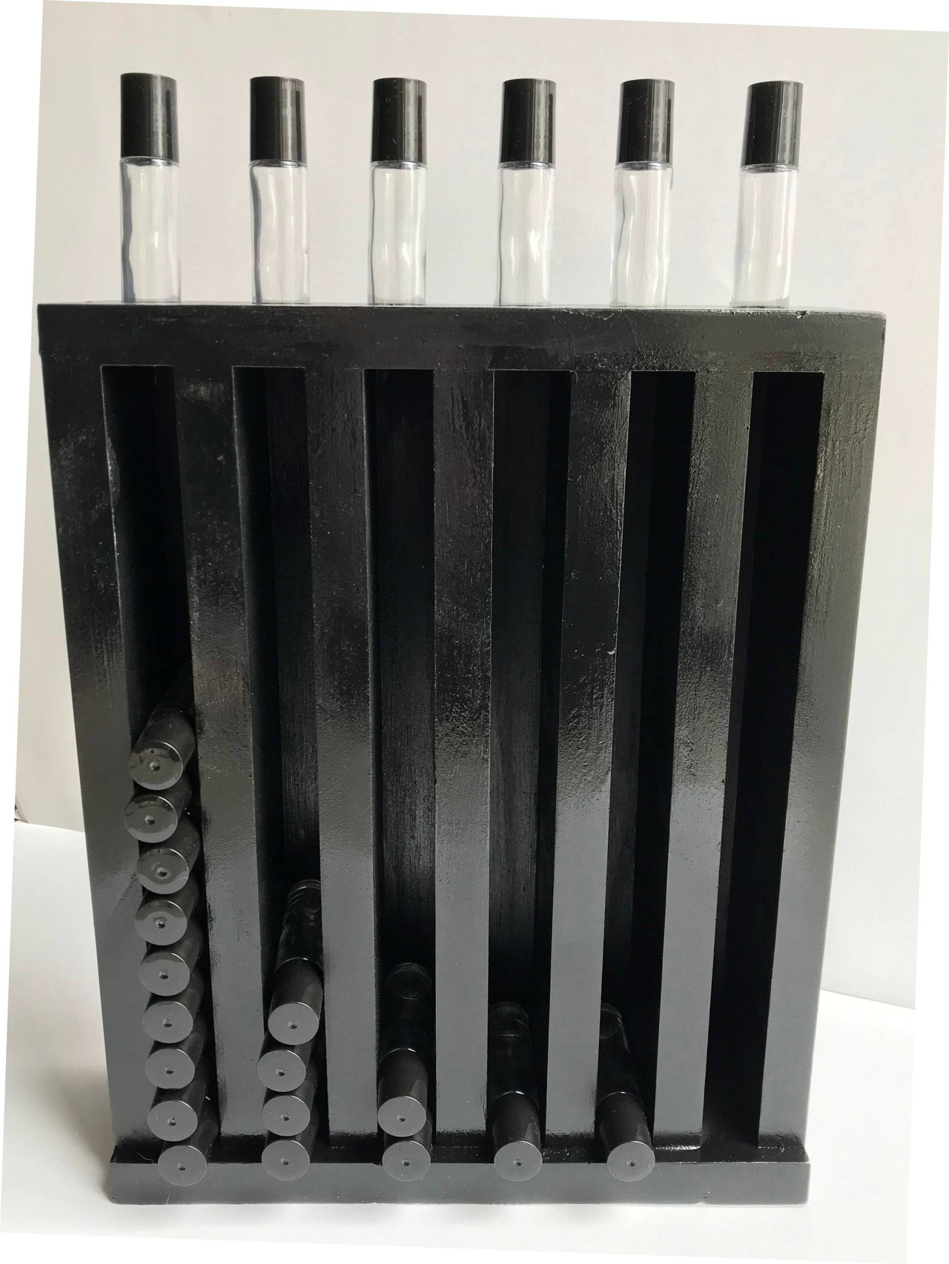 Roller Ball Flasche Display 6 Slot Holz Roll-On Turm Schwarz Lackiert Roller Ball Flasche Display 6 Slot Holz Roll-On Turm Schwarz Lackiert von Etsy - WolfcreekWoodcrafts