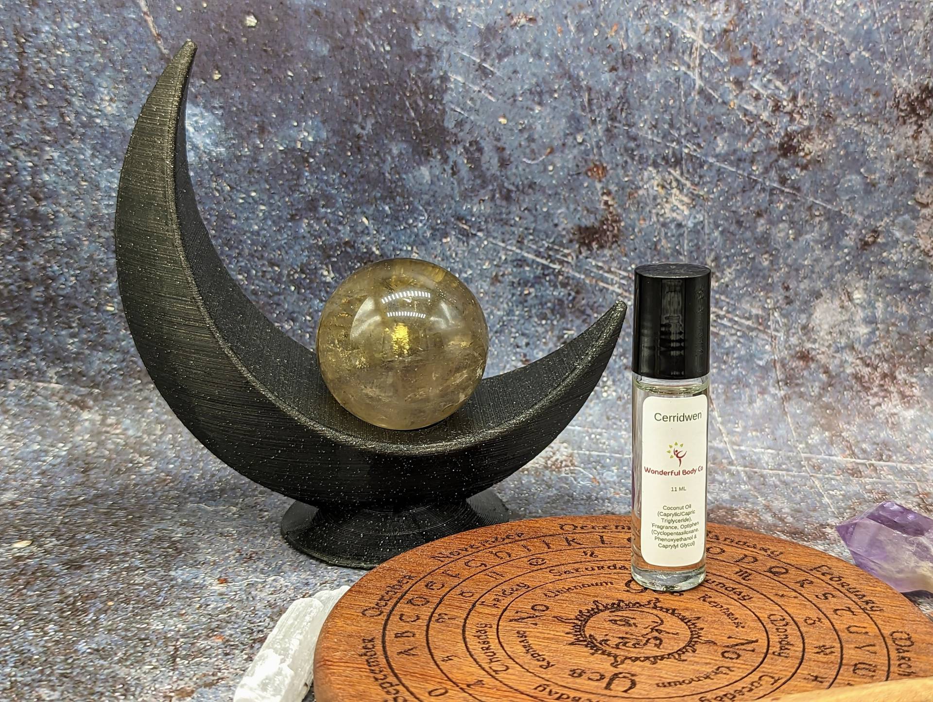 Cerridwen Deity Inspirierter Duft Öl Roller Ball Parfüm, Sandelholz Lavendel Tonkabohne Vanille Rum Zimt Duft, Pagan Ritual von Etsy - WonderfulBodyCo