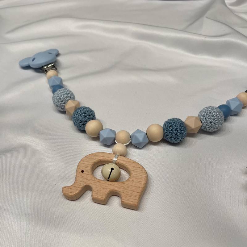 Schnullerkette Personalisiert, Kinderwagenkette Elefant , Schlüsselanhänger Baby, Geschenk, Geburt, Set Personalisierbar von Etsy - WunderherzchenbyAnja