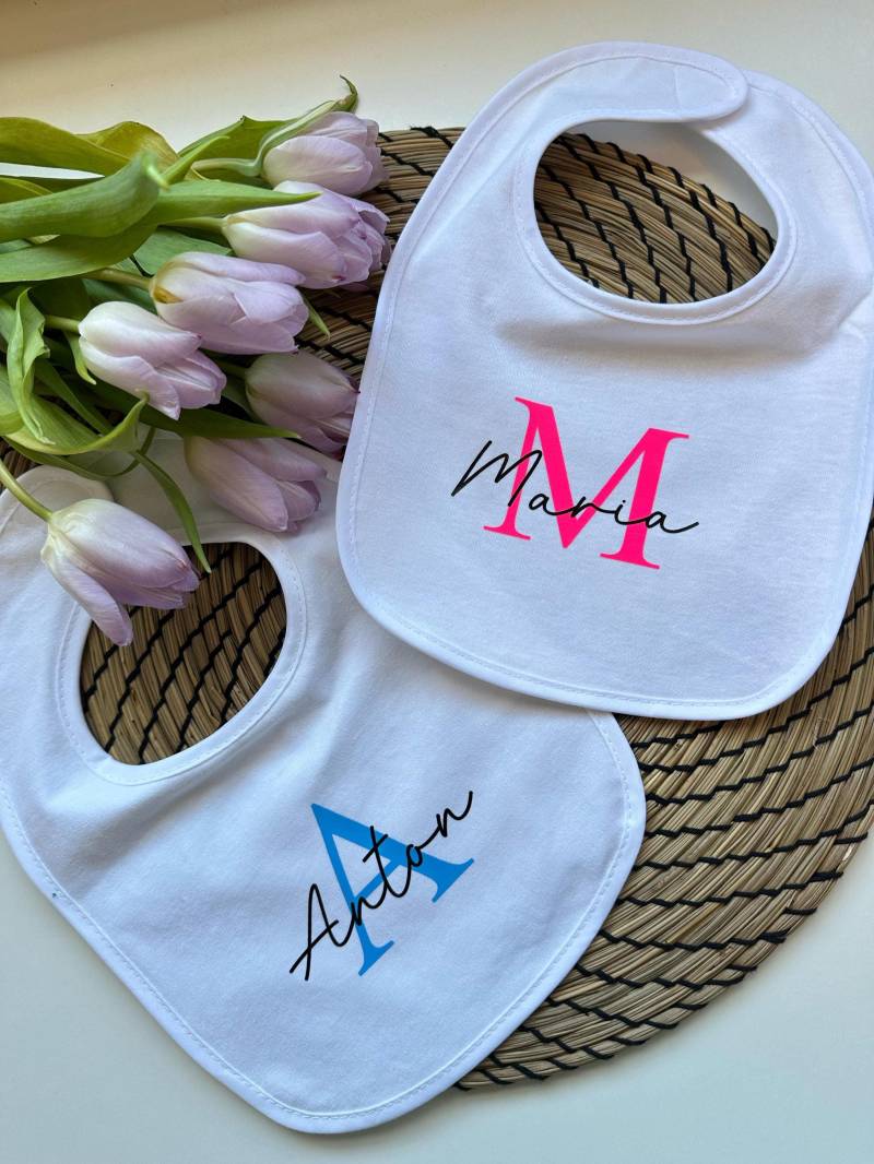 Halstuch Mit Name/Lätzchen Personalisiert/Newborn/Latz Für Babys/Geschenkidee von Etsy - WunschFabrikFrescher