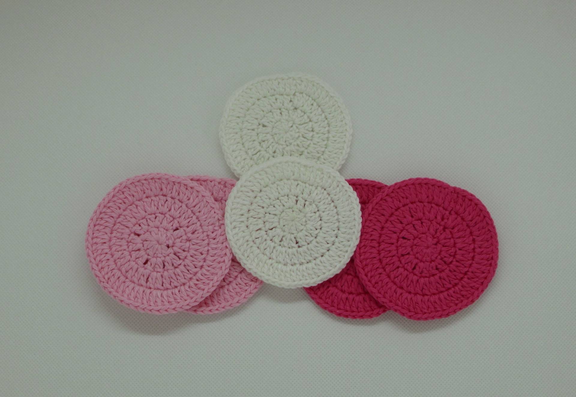 Abschminkpads 6 Gehäkelte Kosmetikpads Make Up-Entferner Baumwoll-Pads #684613706 von Etsy - XaversFactory