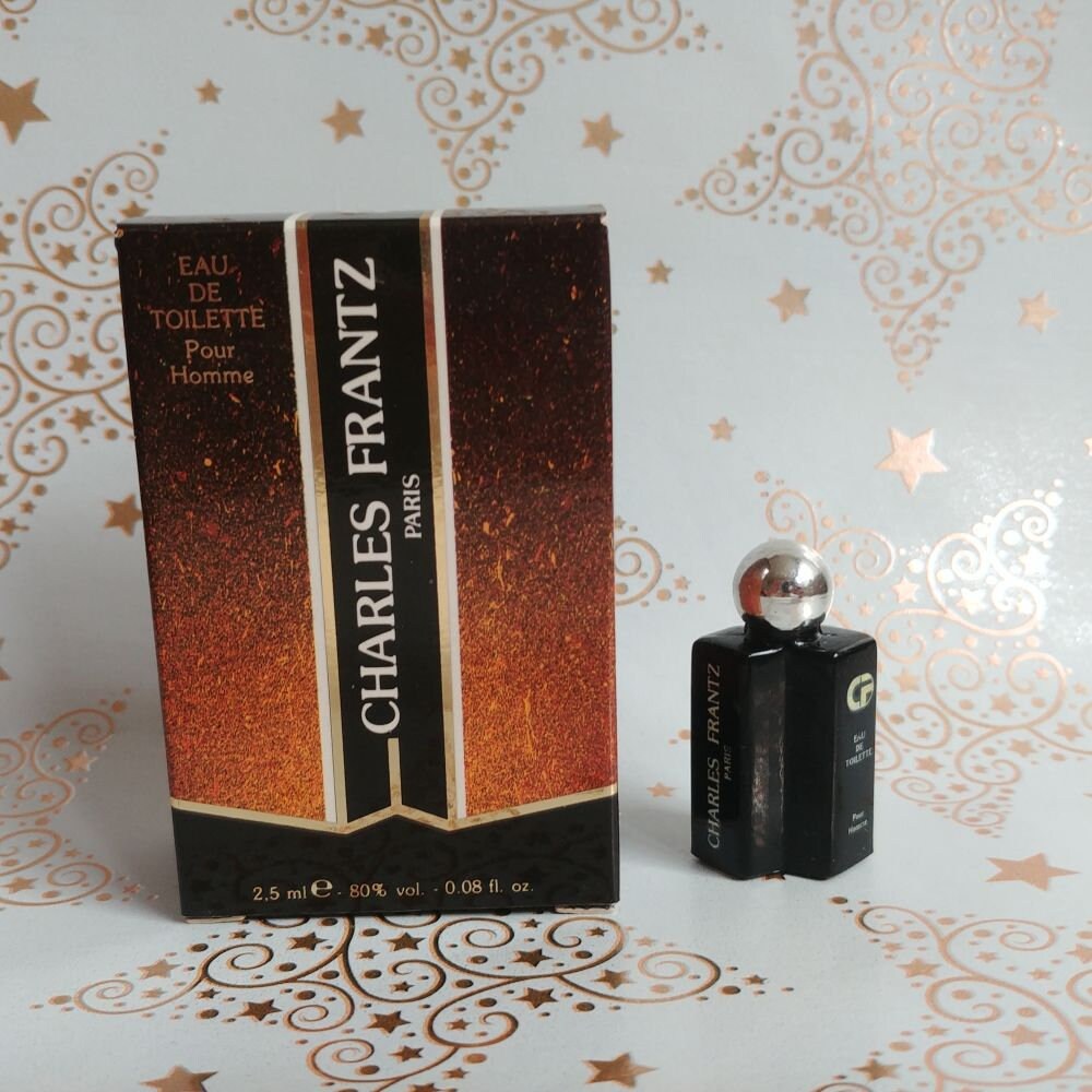 Miniatur Charles Frantz Pour Homme Von Frantz, 2, 5 Ml Edt Mit Box 1990 von Etsy - Xoxiane