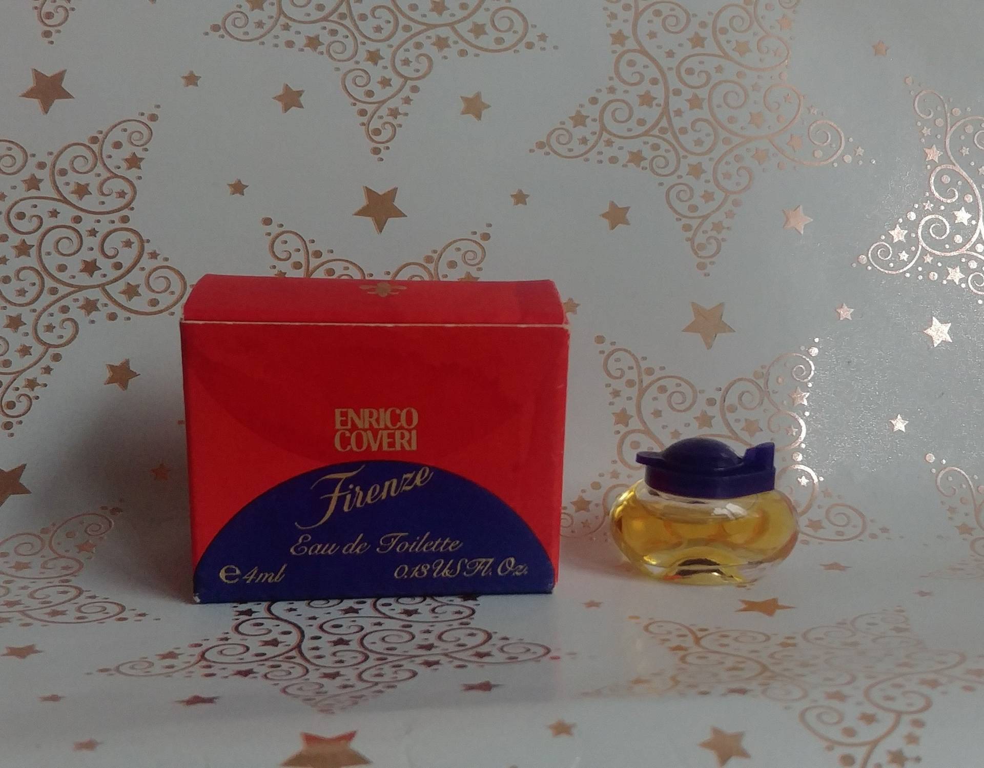 Miniatur Firenze Von Enrico Coveri, 4 Ml Eau De Toilette Mit Box 1993 von Etsy - Xoxiane