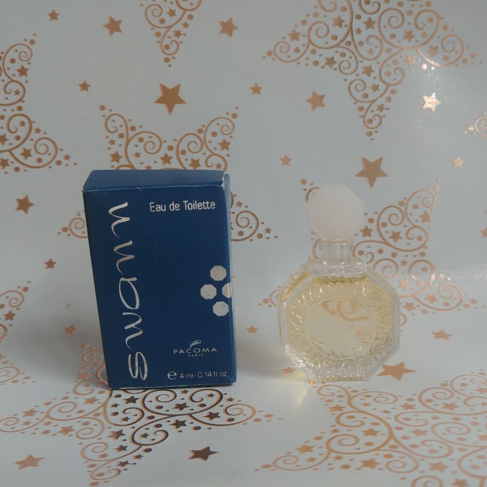 Miniatur Swann Von Pacoma, 4 Ml Eau De Toilette Mit Box 1984 von Etsy - Xoxiane