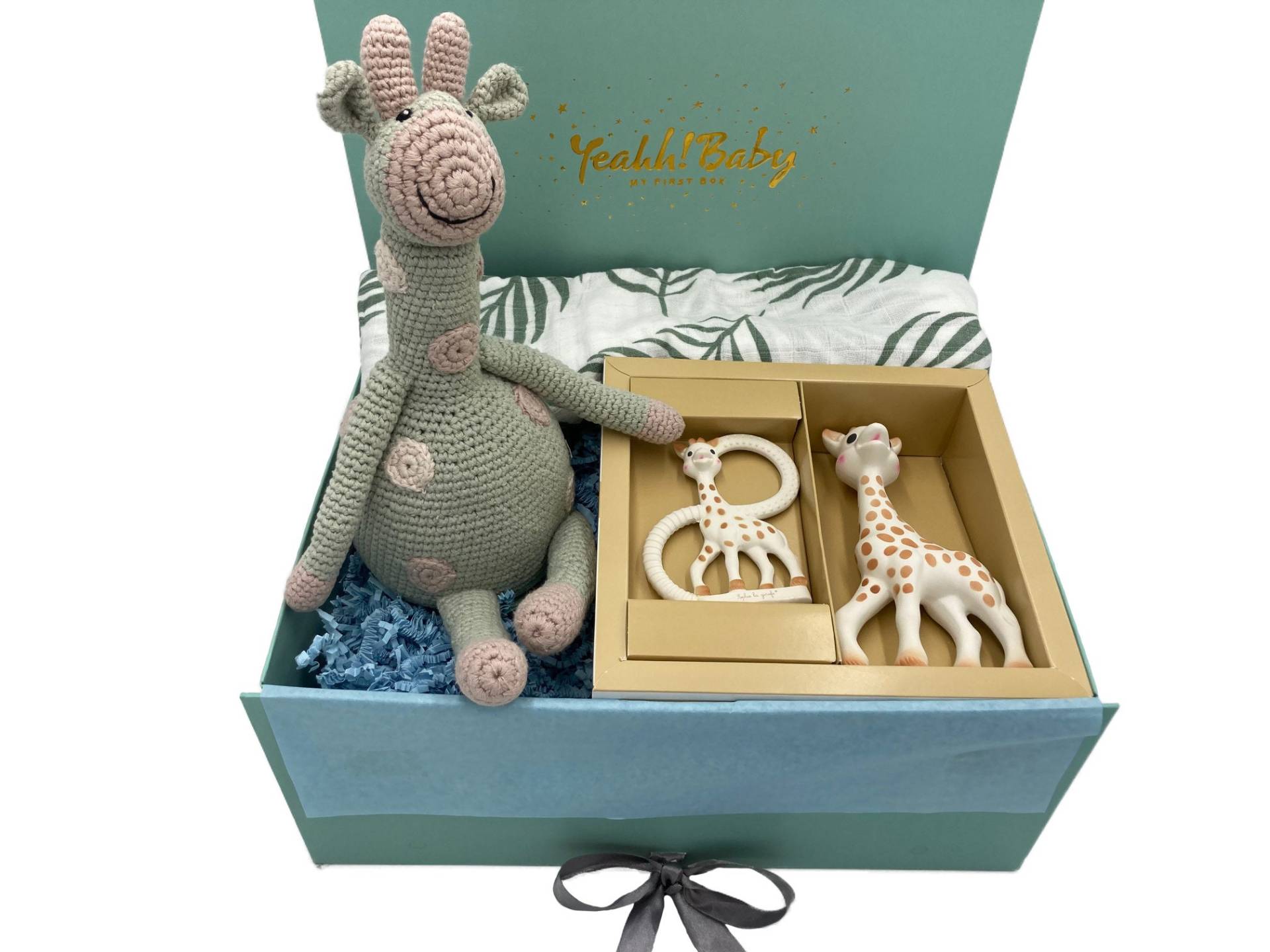 Das in Geschenkset Zur Geburt - Mit Dem Meistverkauften Spielzeug "Sophie La Girafe" von Etsy - YeahhBaby