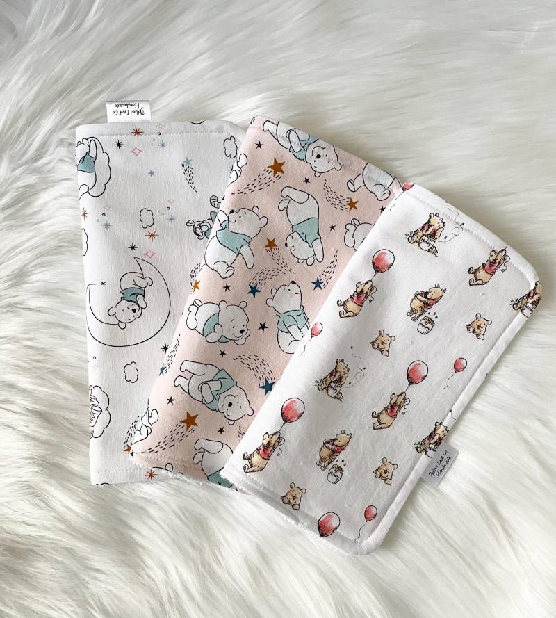 Winnie The Pooh Wash Cloth Set/3-Er 8.5 "x 8" von Etsy - YellowLeafCo