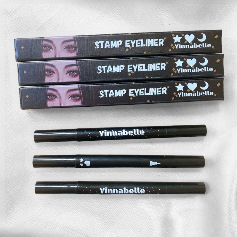 Egirl Eyeliner Stempel, Wasserfester Eyeliner, Herzformstempel, Mondformstempel, Sternformstempel von Etsy - Yinnabelle