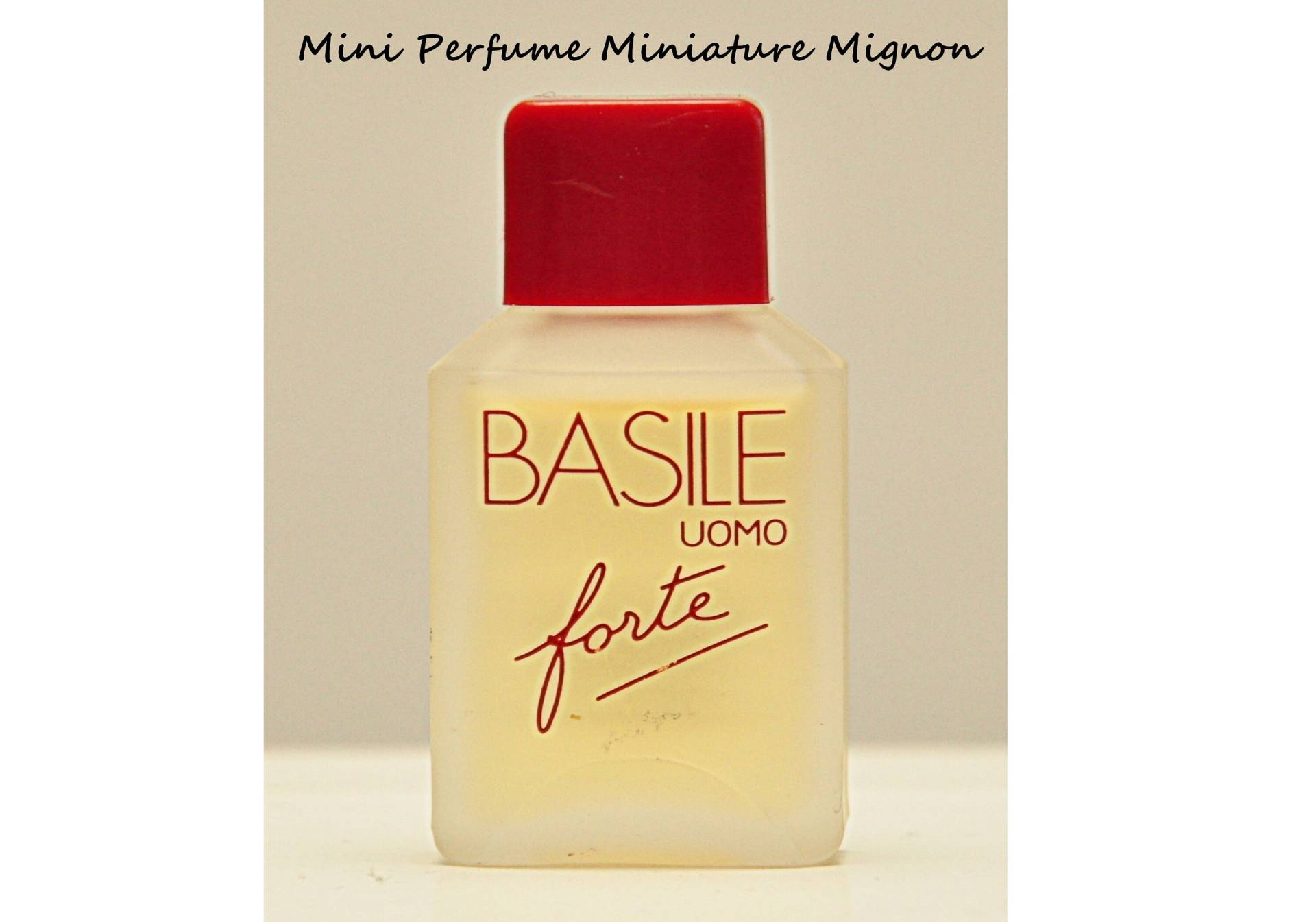 Basile Uomo Forte Von Eau De Toilette Edt 6Ml Miniatur Splash Non Spray Parfüm Männer Selten Vintage 1989 von Etsy - YourVintagePerfume